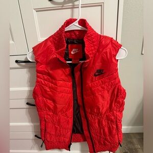 Nike Red/Orange Puffer Jacket